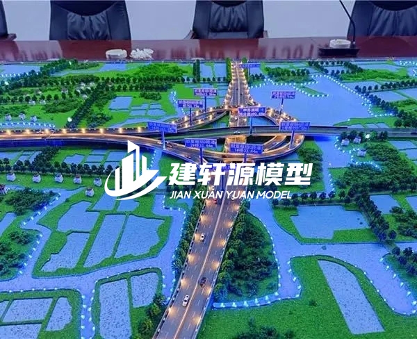 青白江高速公路沙盘定制